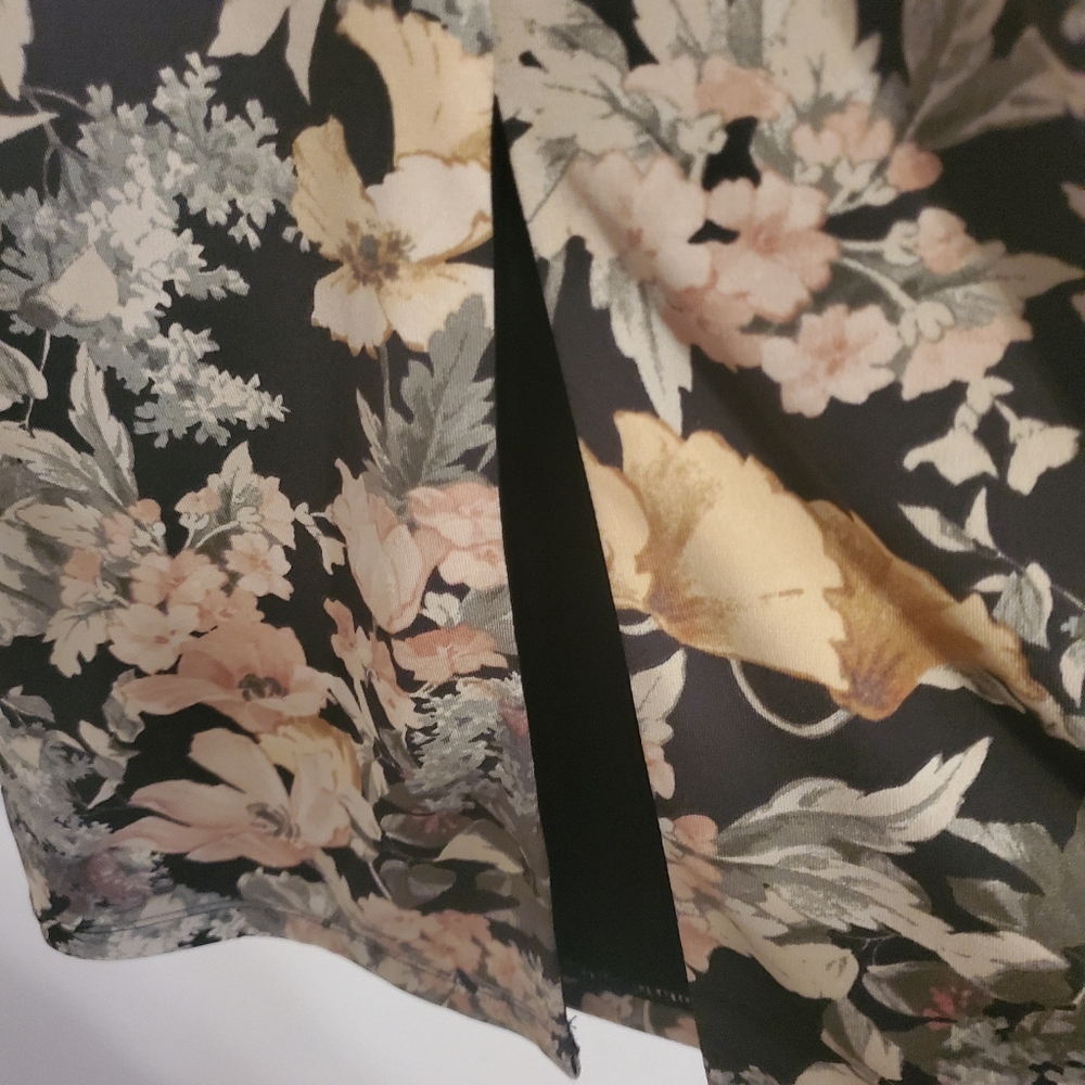 Maurices Floral Maxi Dress in Black and Soft Pink - Picture 5 of 9